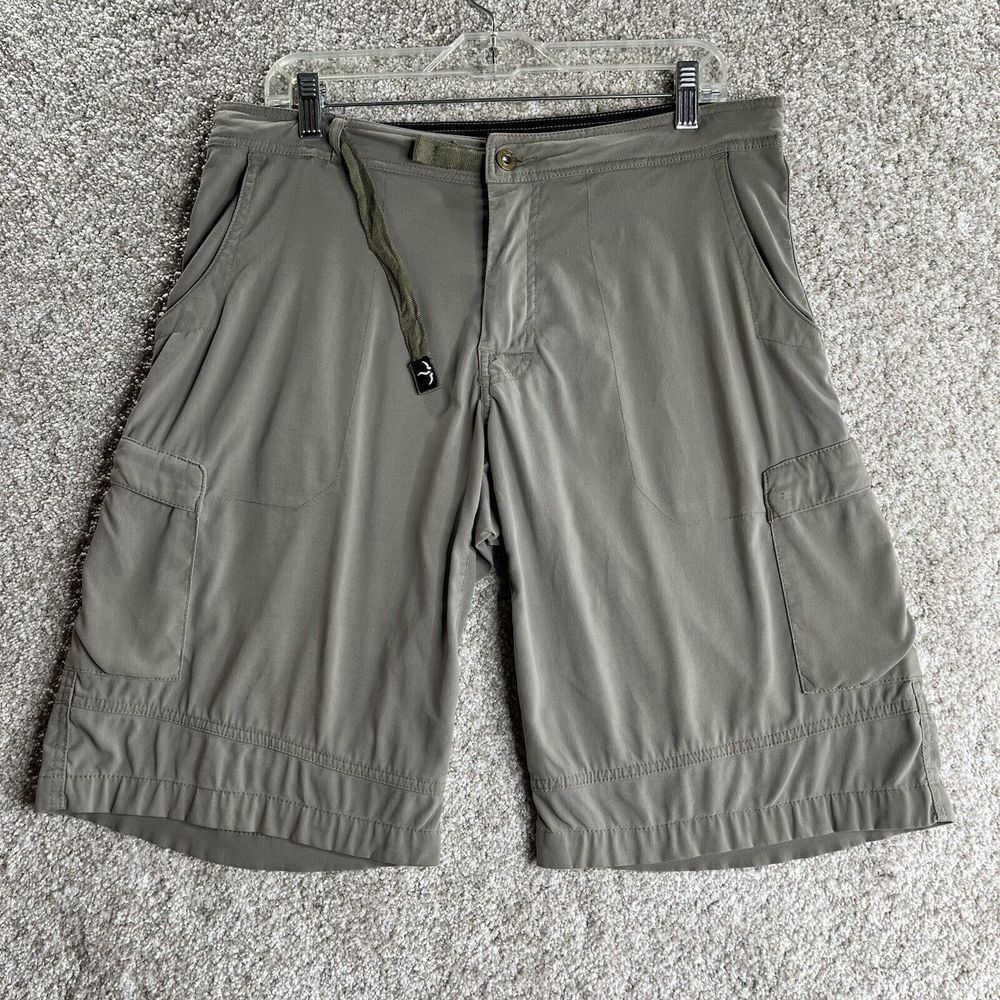 Prana Cargo Shorts Men's‎ M Breathable Hiking Outdoor